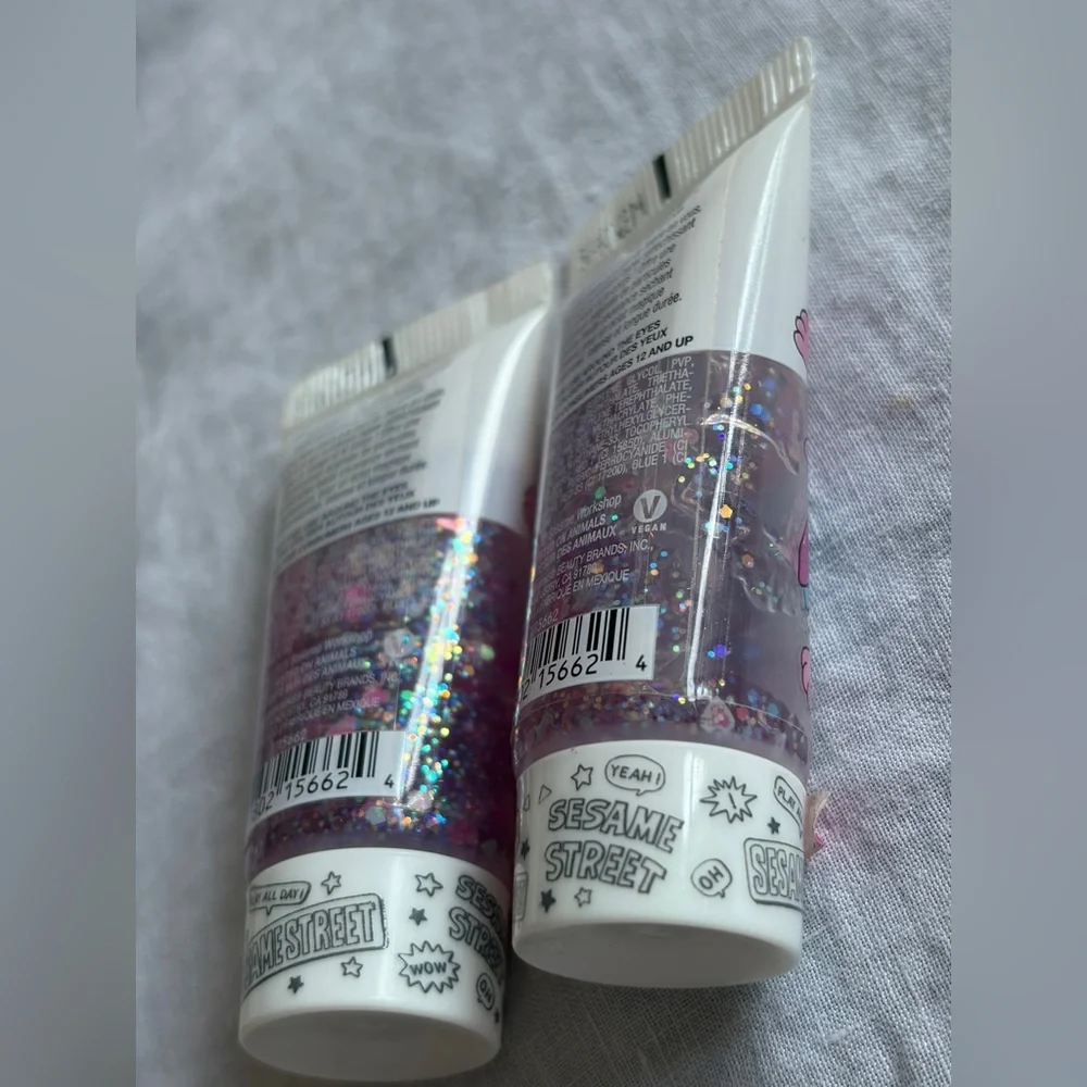 Brand New Wet n Wild Zippity-Zap! Limited Edition Sesame Street Glitter Gels